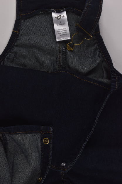 Baby Berry Size 1 Denim Overalls