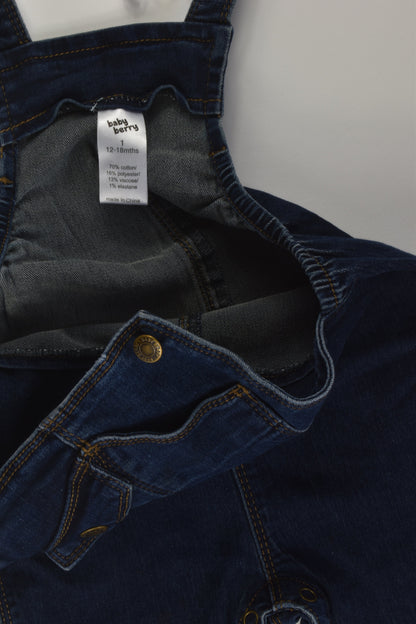 Baby Berry Size 1 Denim Overalls