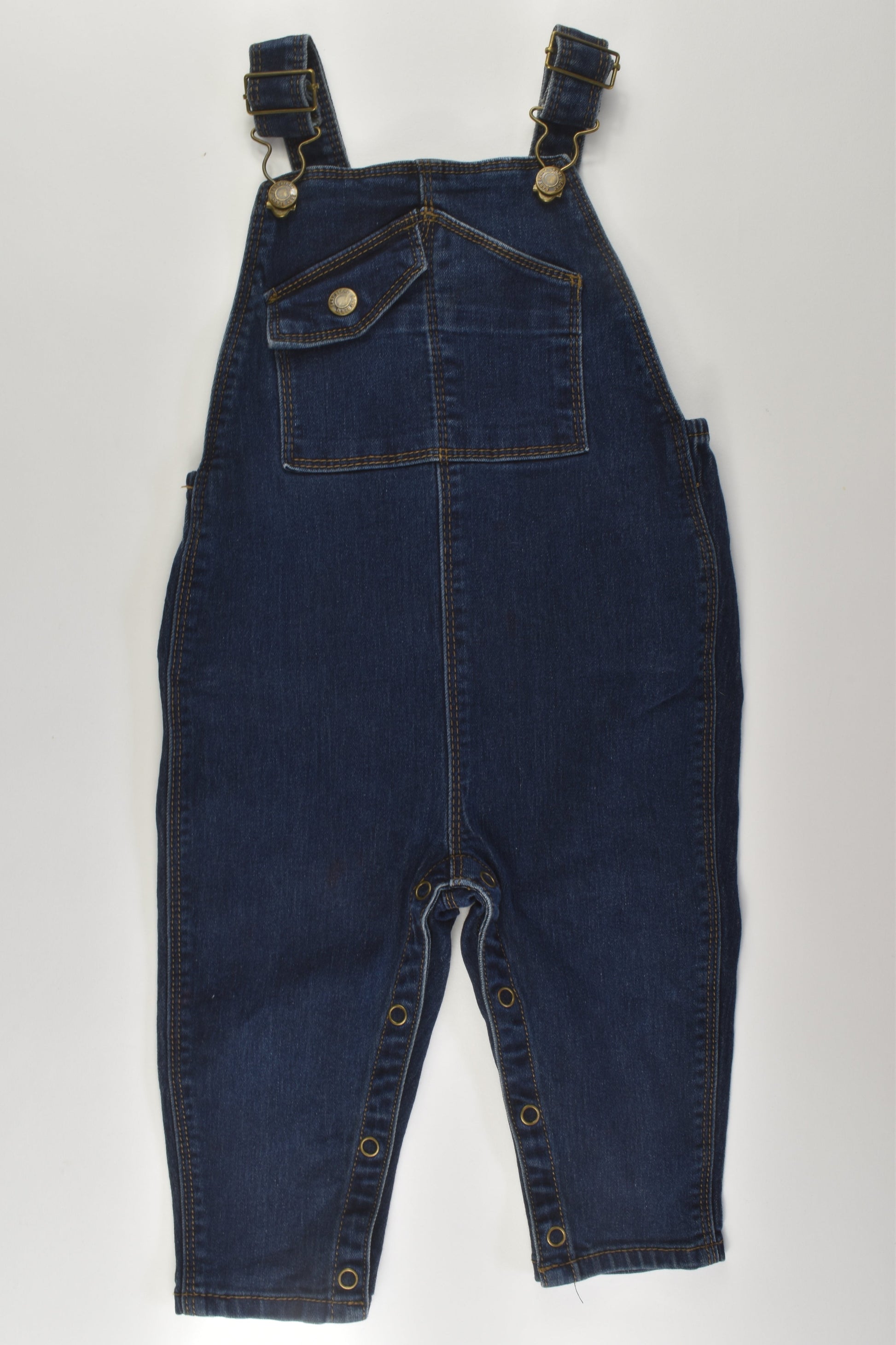 Baby Berry Size 1 Denim Overalls