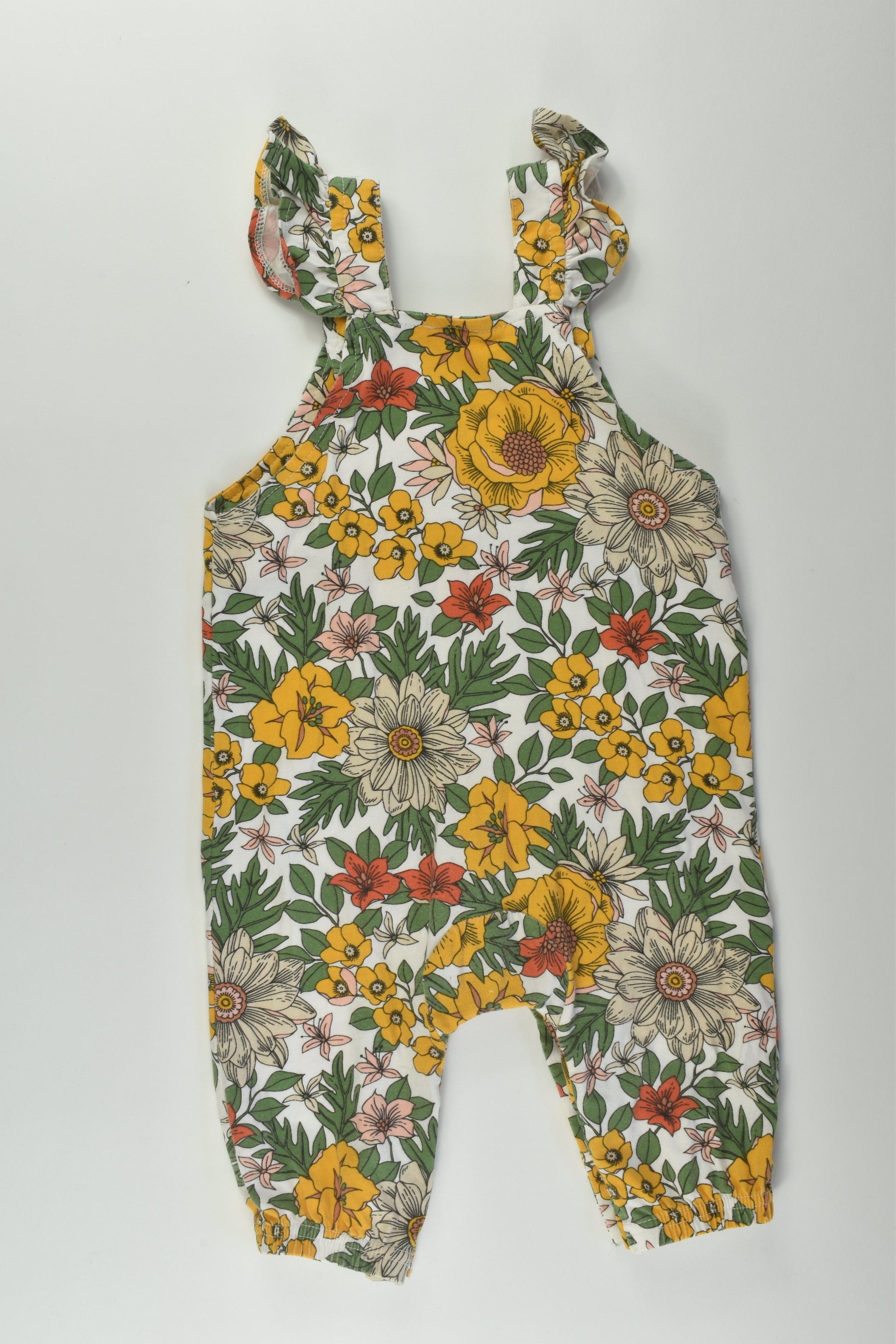 Baby Berry Size 1 Floral Overalls