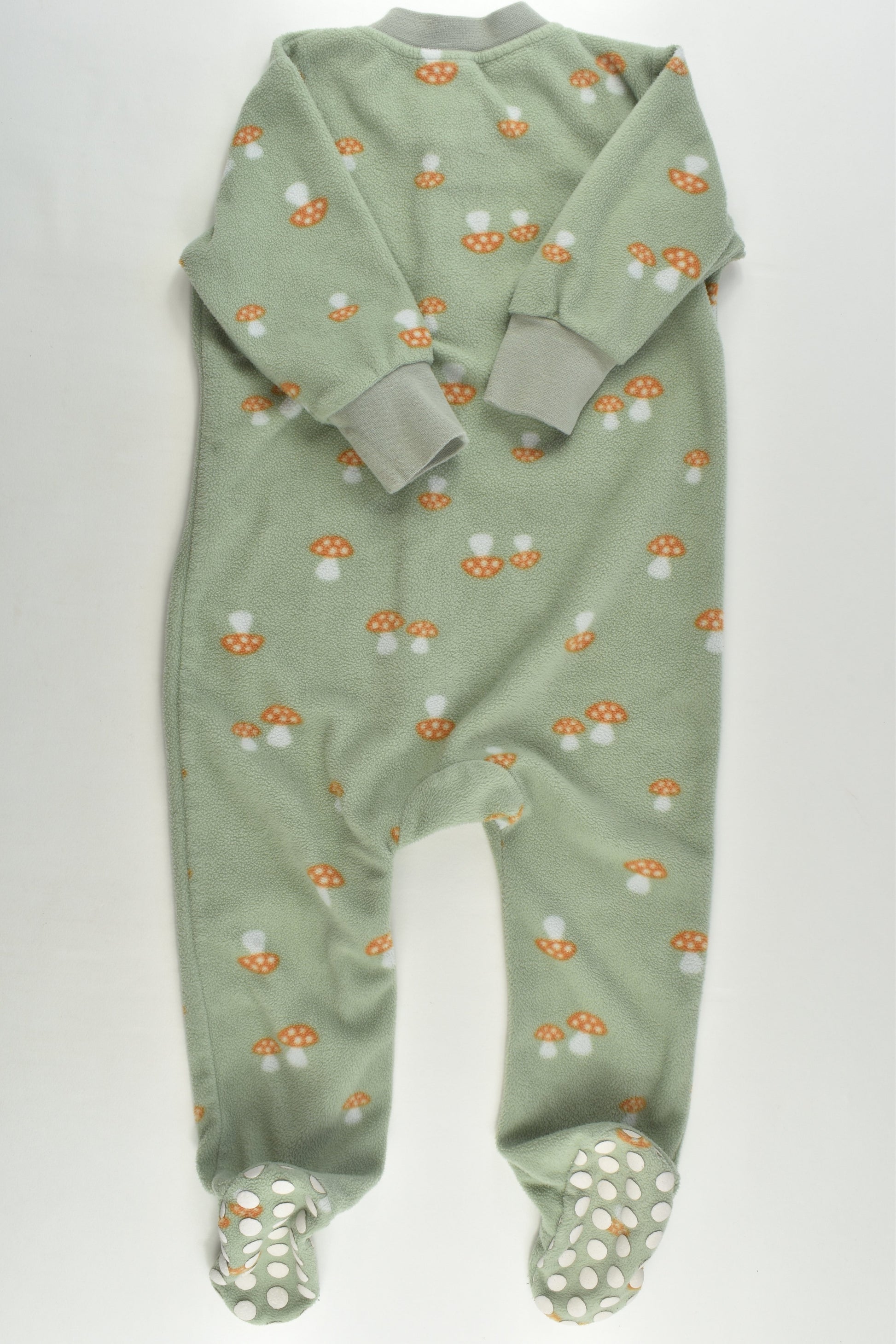 Baby Berry Size 1 Mushroom Footed Fleece Romper