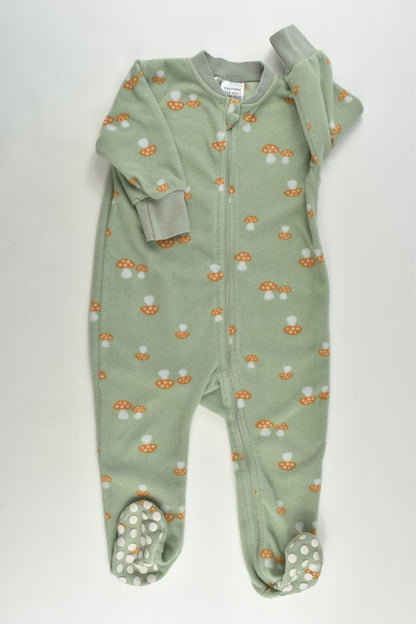 Baby Berry Size 1 Mushroom Footed Fleece Romper