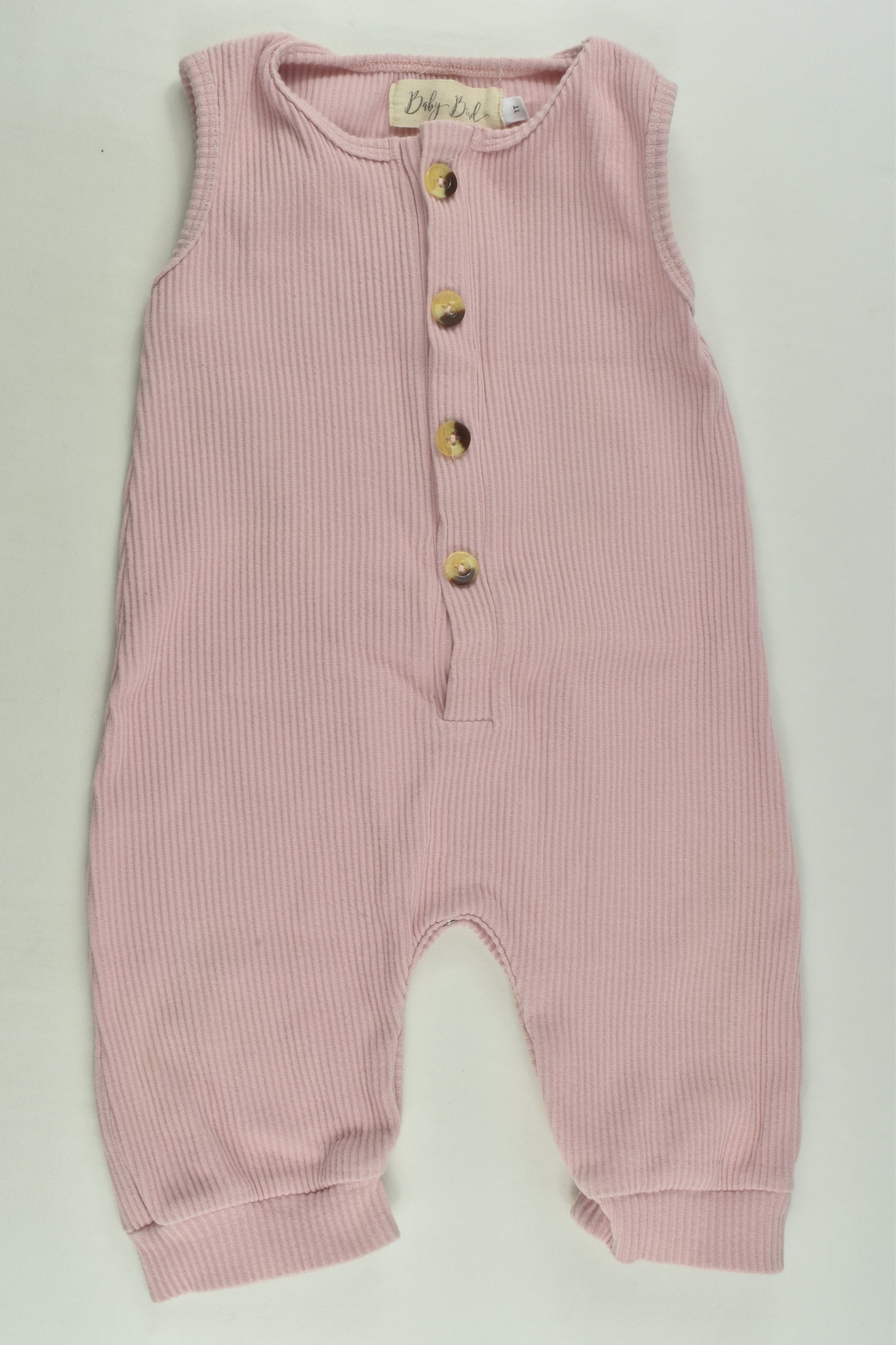 Baby Bird Size 1 Ribbed Playsuit