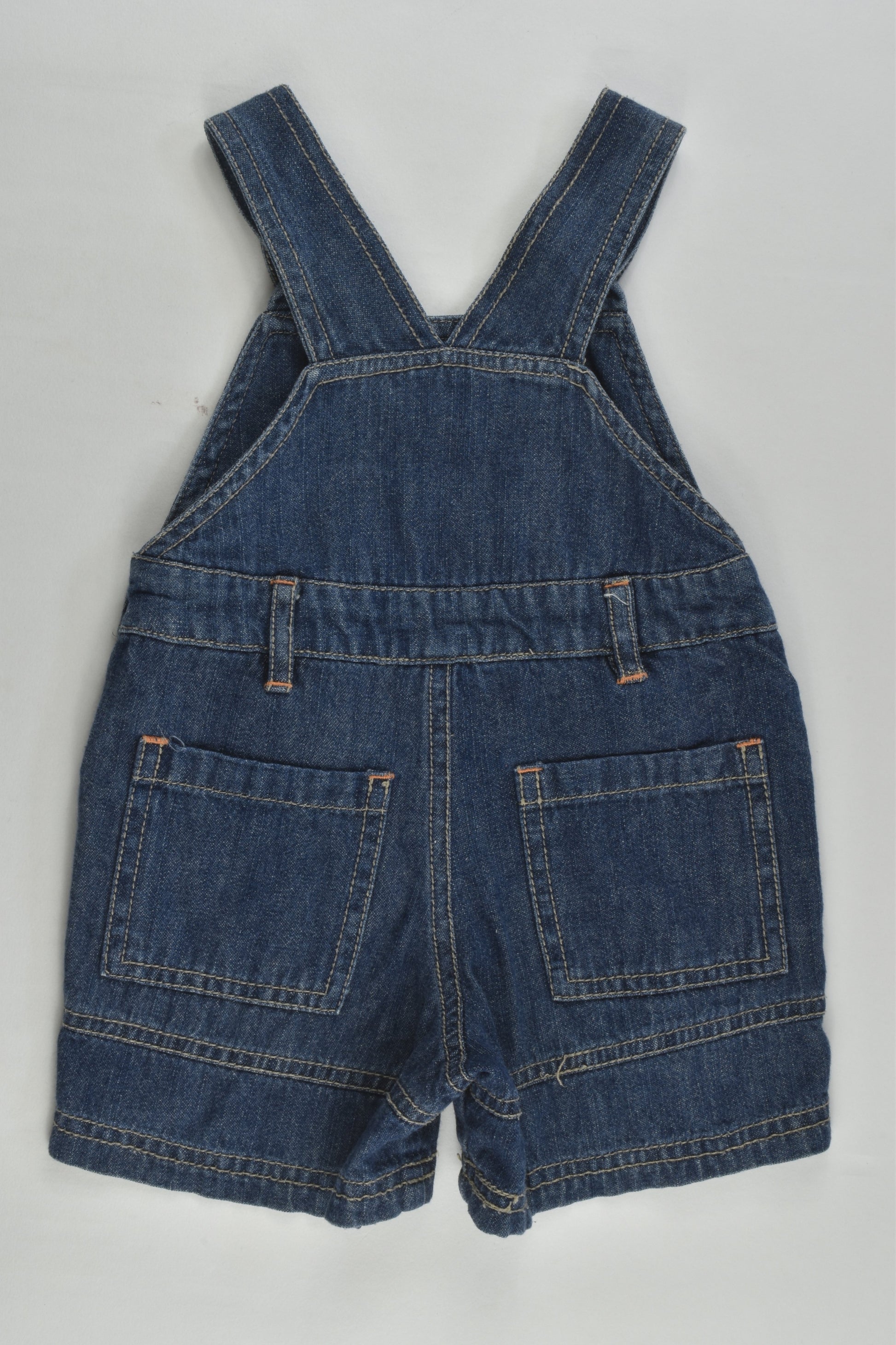 Baby Biz Size 000 'Riding On My Bike' Denim Short Overalls