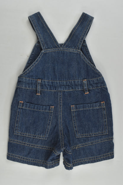 Baby Biz Size 000 'Riding On My Bike' Denim Short Overalls