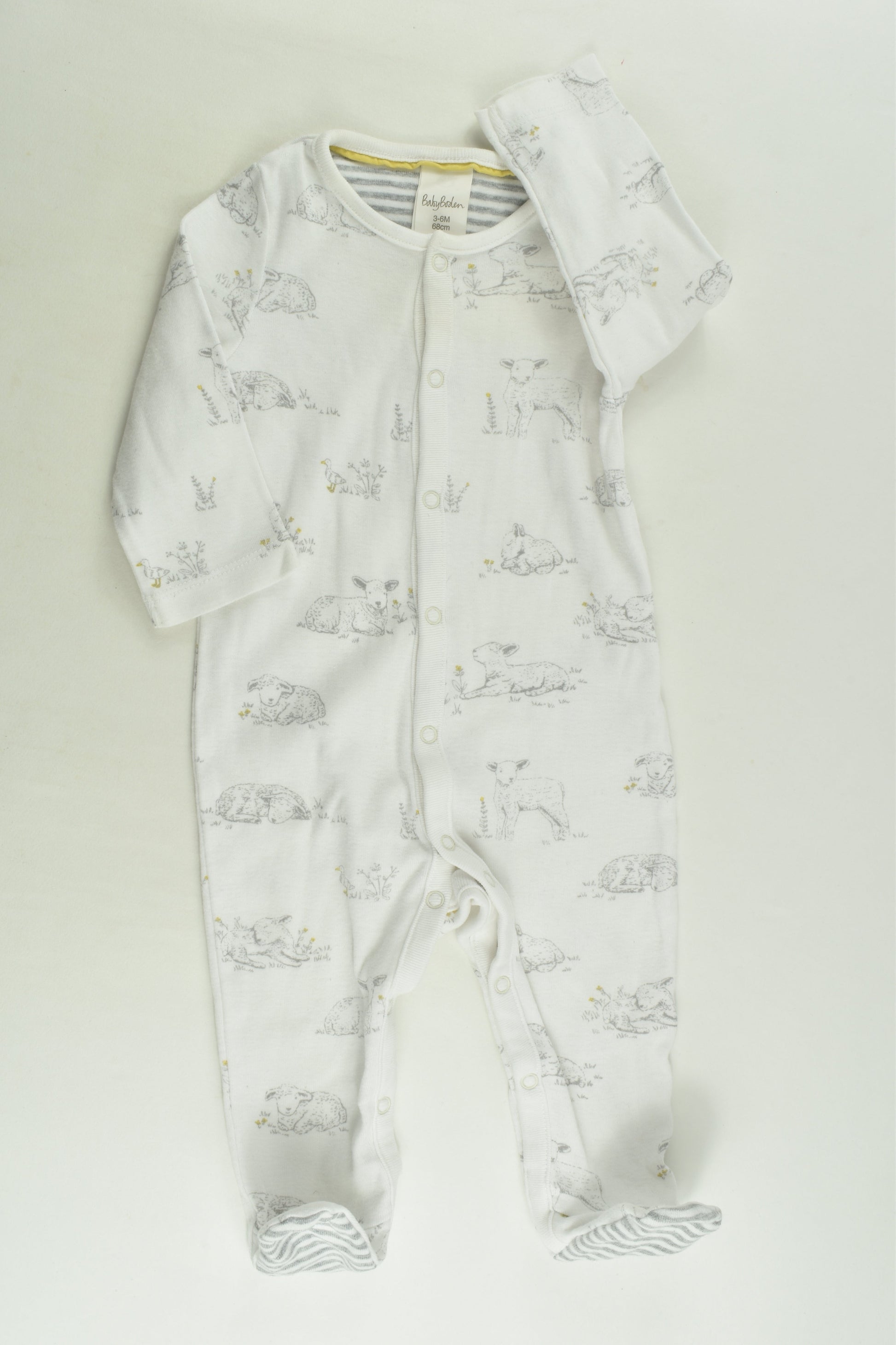 Baby Boden Size 00 Footed Romper