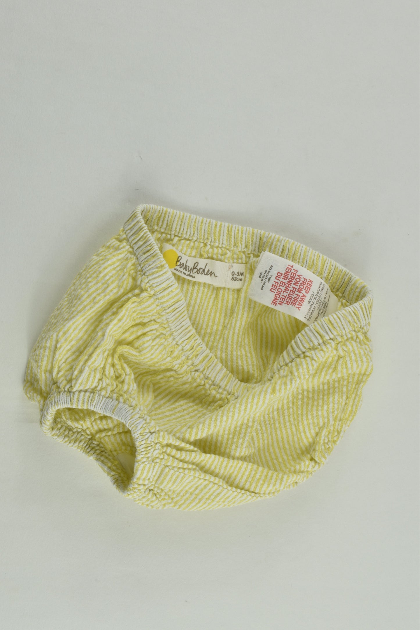 Baby Boden Size 000 (0-3 months, 62 cm) Lined Farm Animals Dress with Matching Bloomers