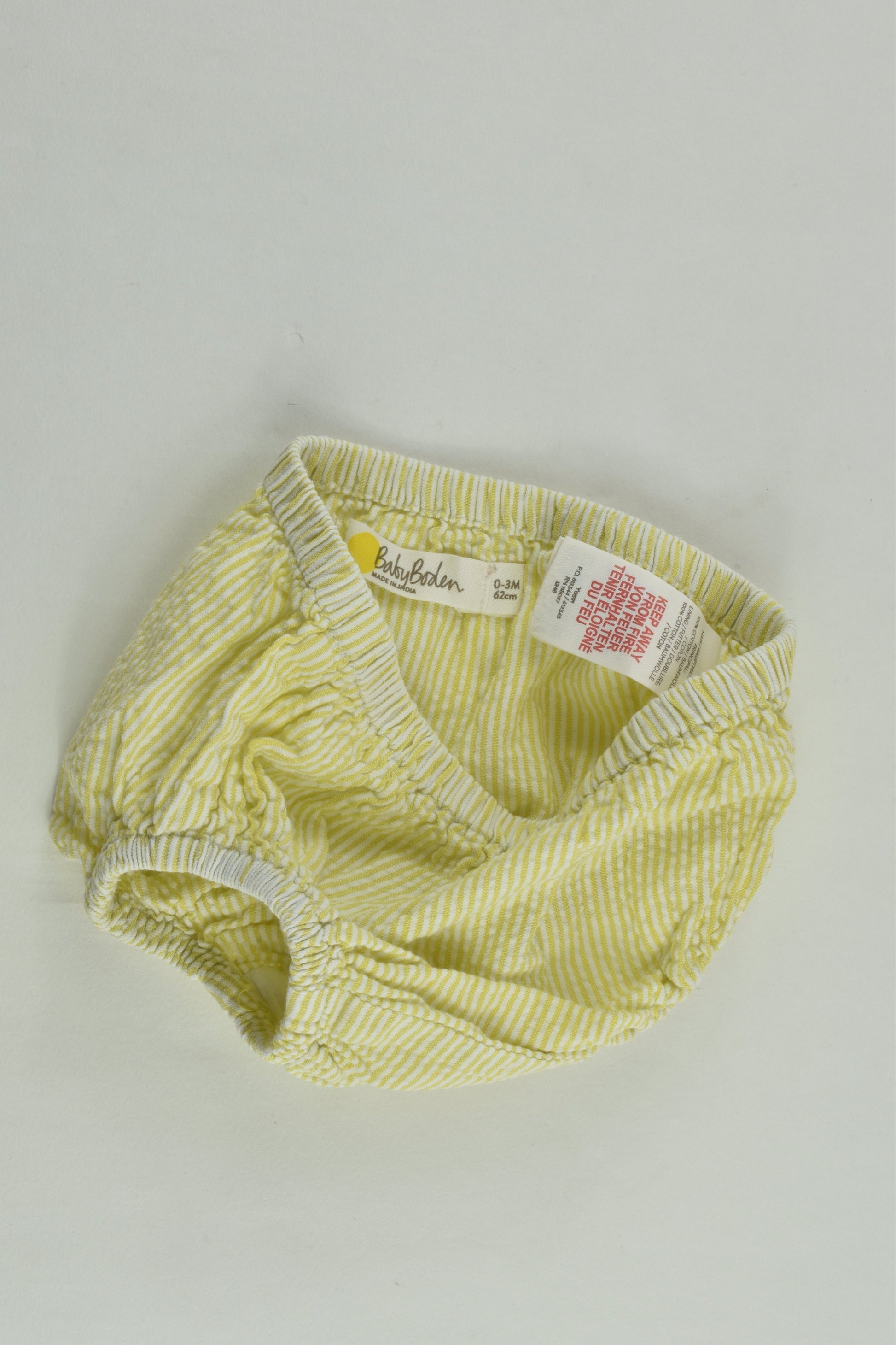 Baby Boden Size 000 (0-3 months, 62 cm) Lined Farm Animals Dress with Matching Bloomers