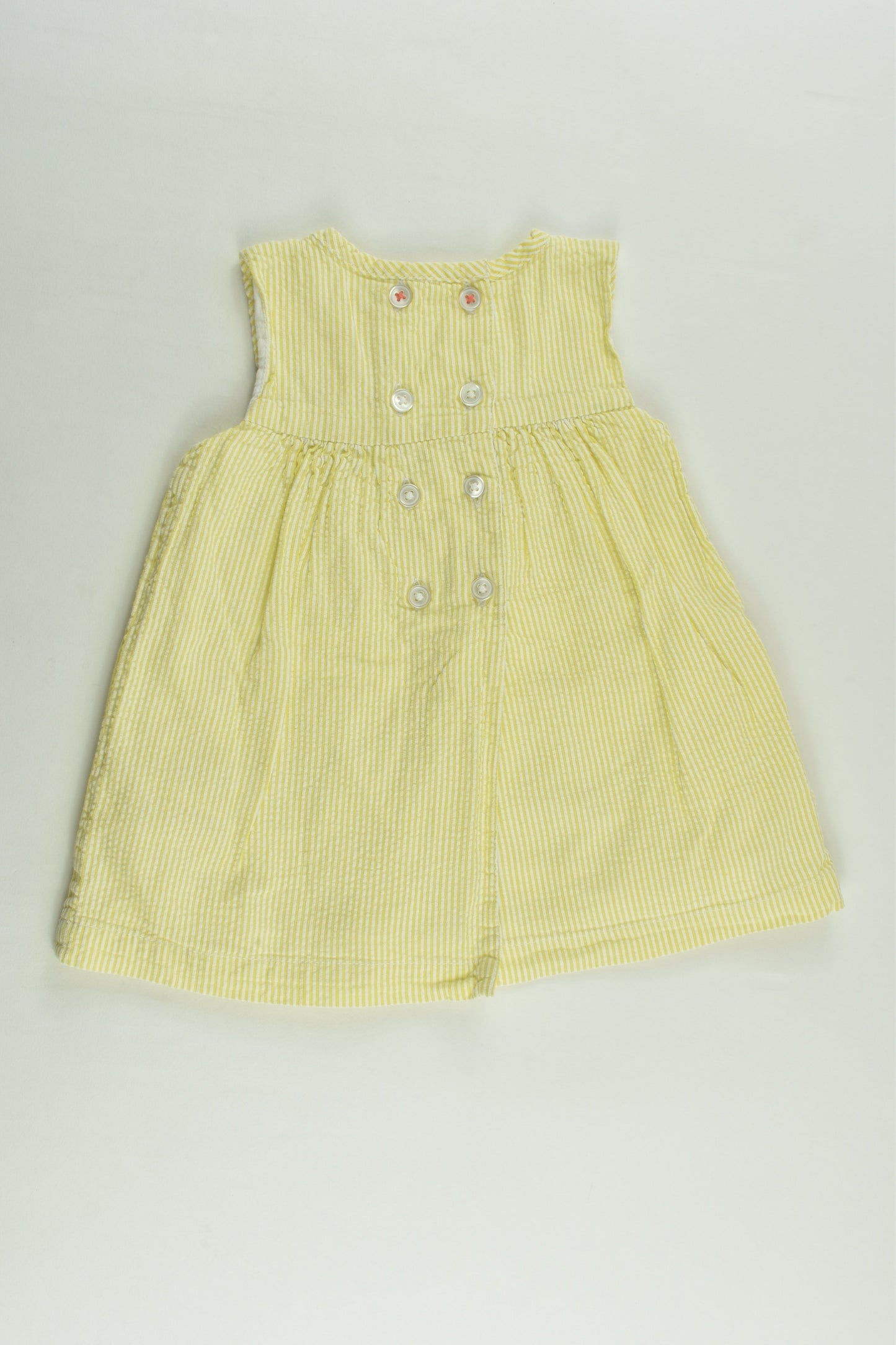 Baby Boden Size 000 (0-3 months, 62 cm) Lined Farm Animals Dress with Matching Bloomers