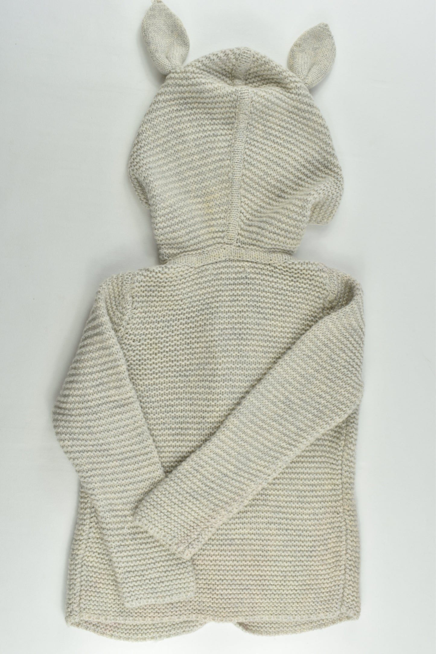 Baby Boden Size 1-2 Warm Hooded Knitted Cardigan