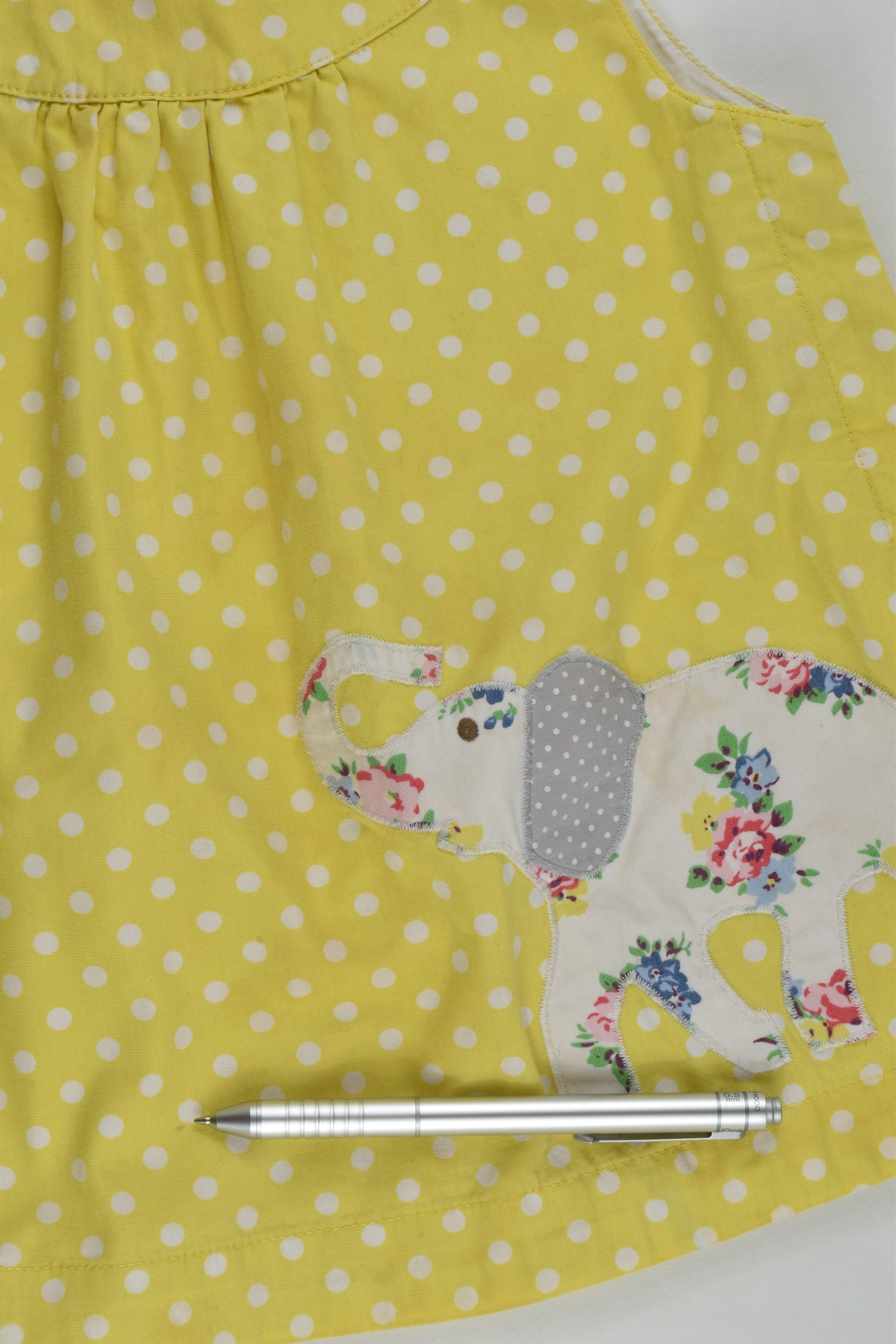 Baby Boden Size 2-3 Lined Elephant Blouse