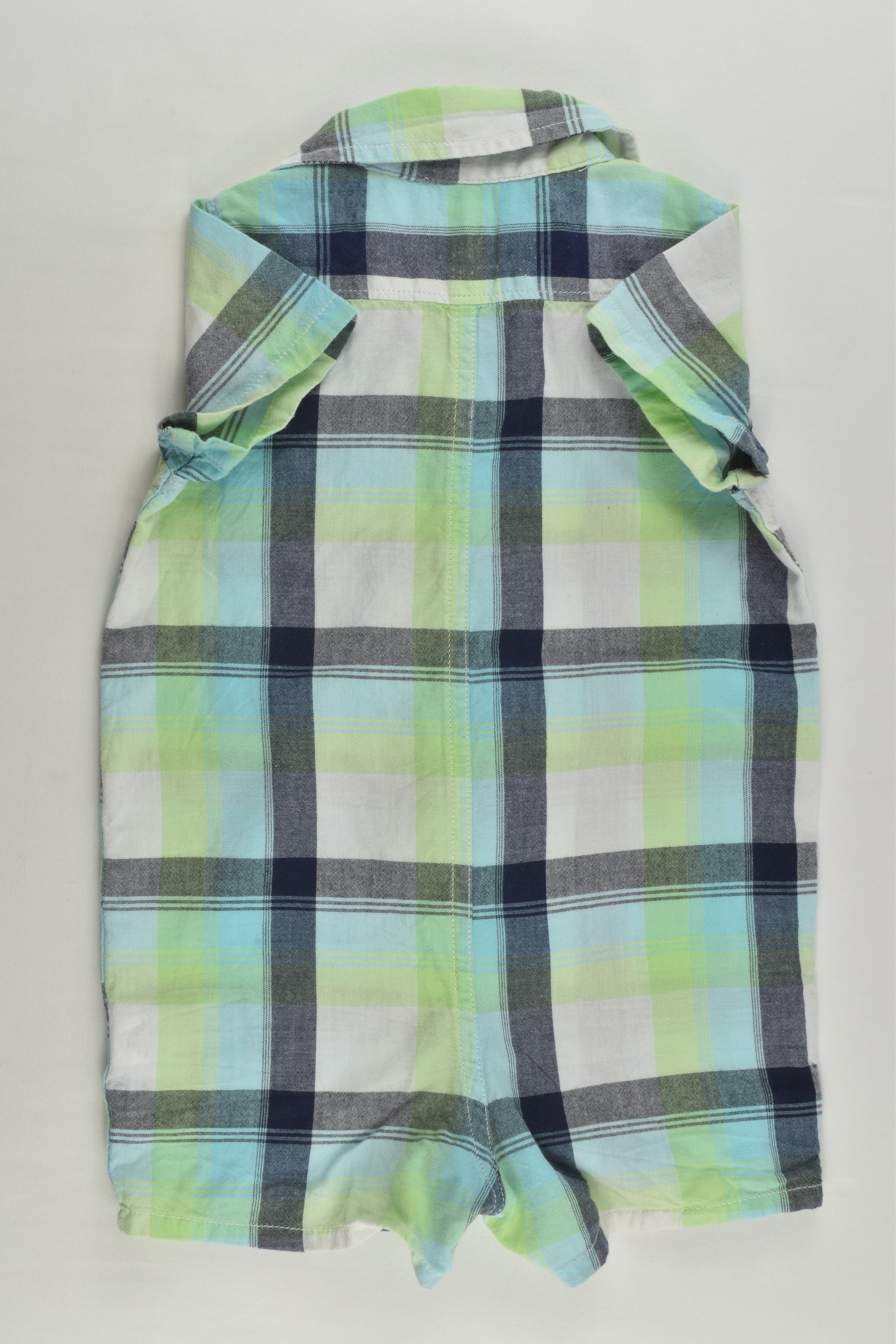 Baby Gap Size 0 (6-12 months) Checked Short Romper