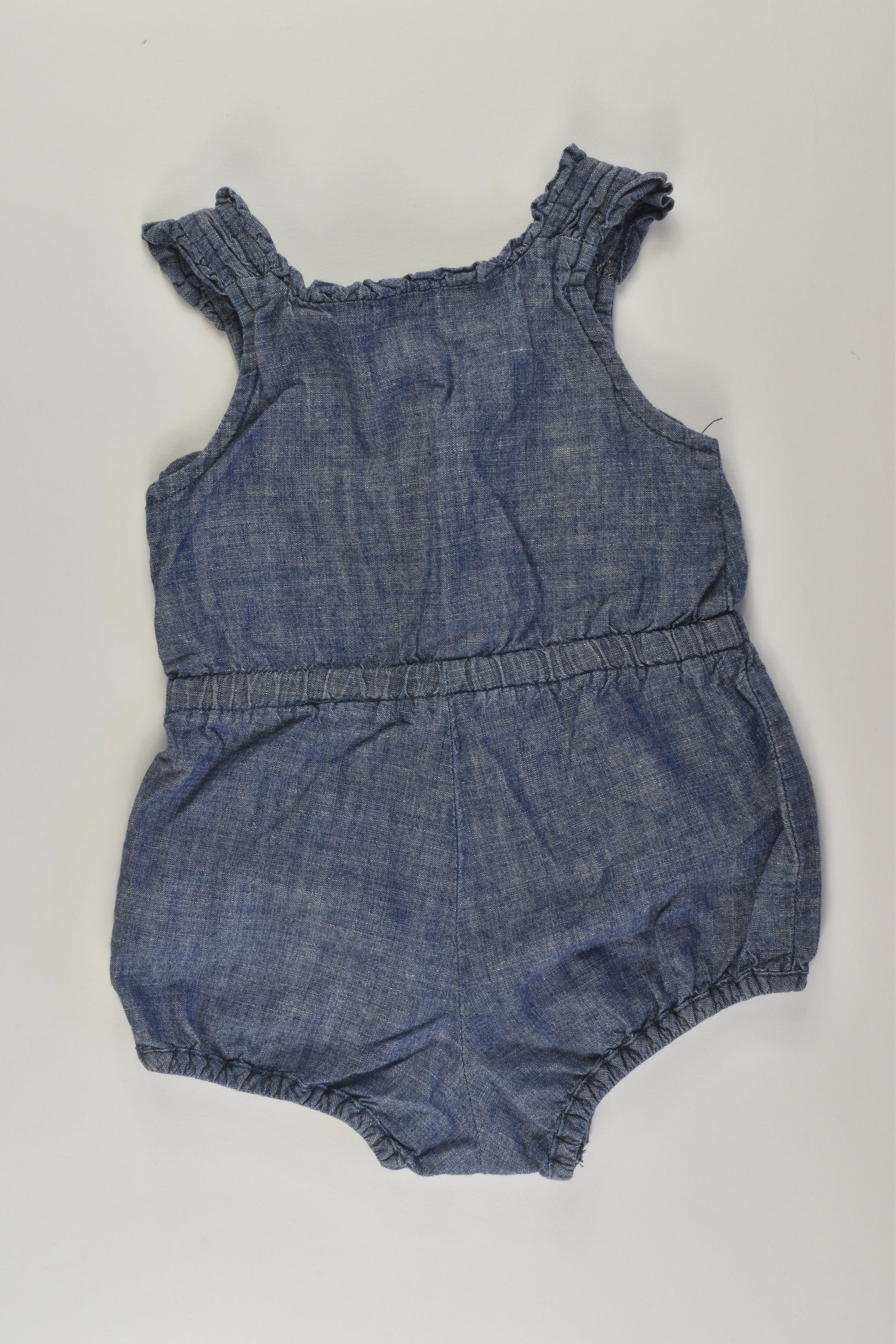 Baby Gap Size 0 Denim Bubble Romper
