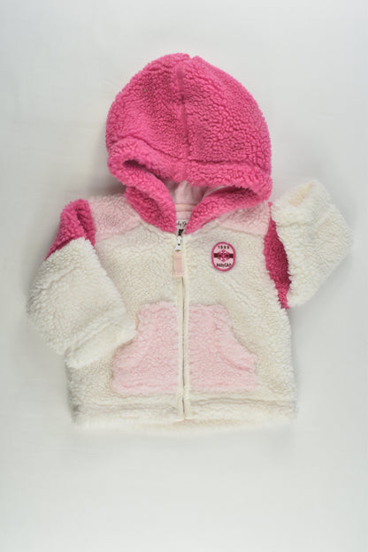 Baby Gap Size 00 (3-6 months) Lined Sherpa Jacket