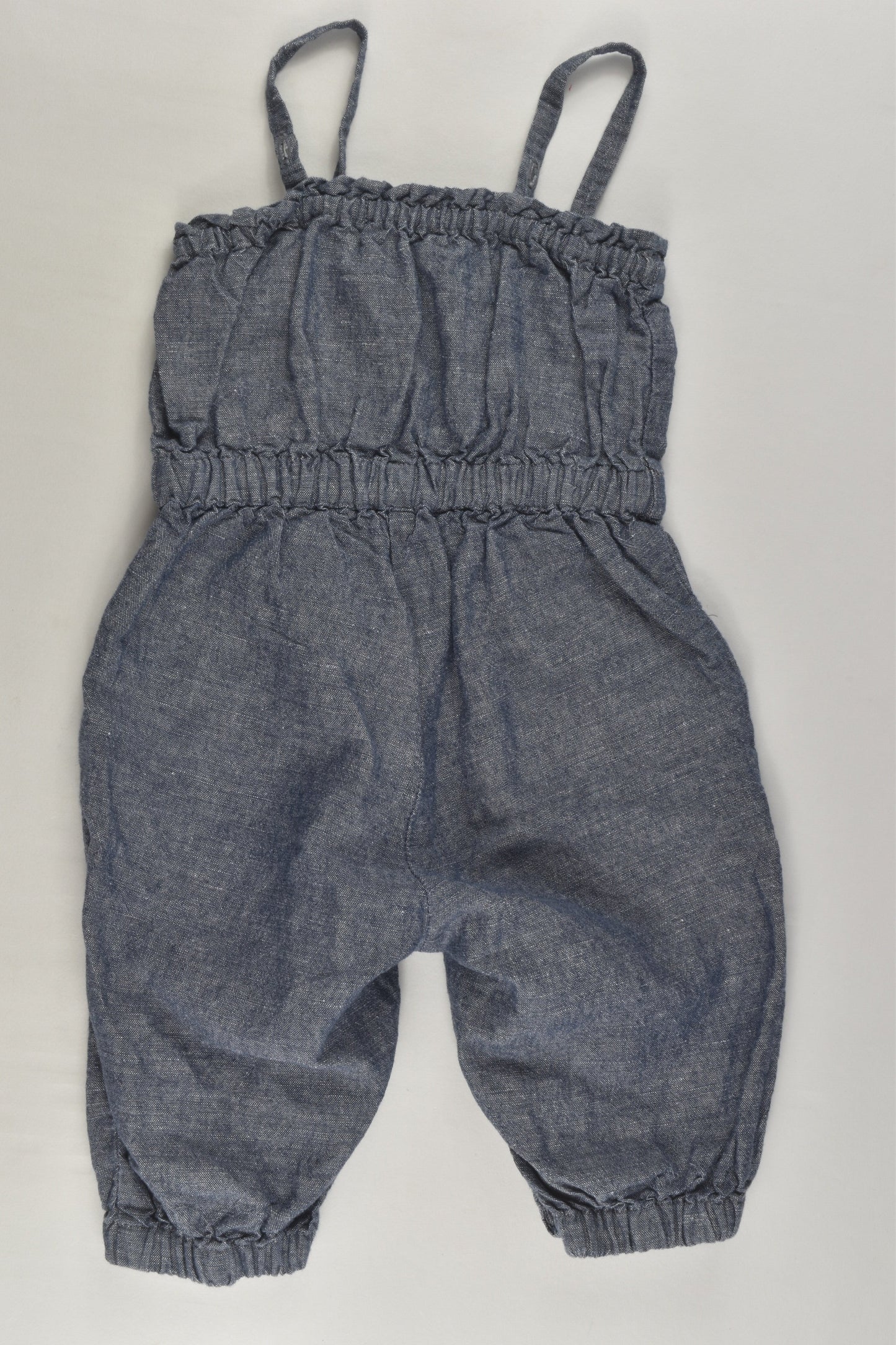 Baby Gap Size 00 (3-6 months) Linen Blend Playsuit