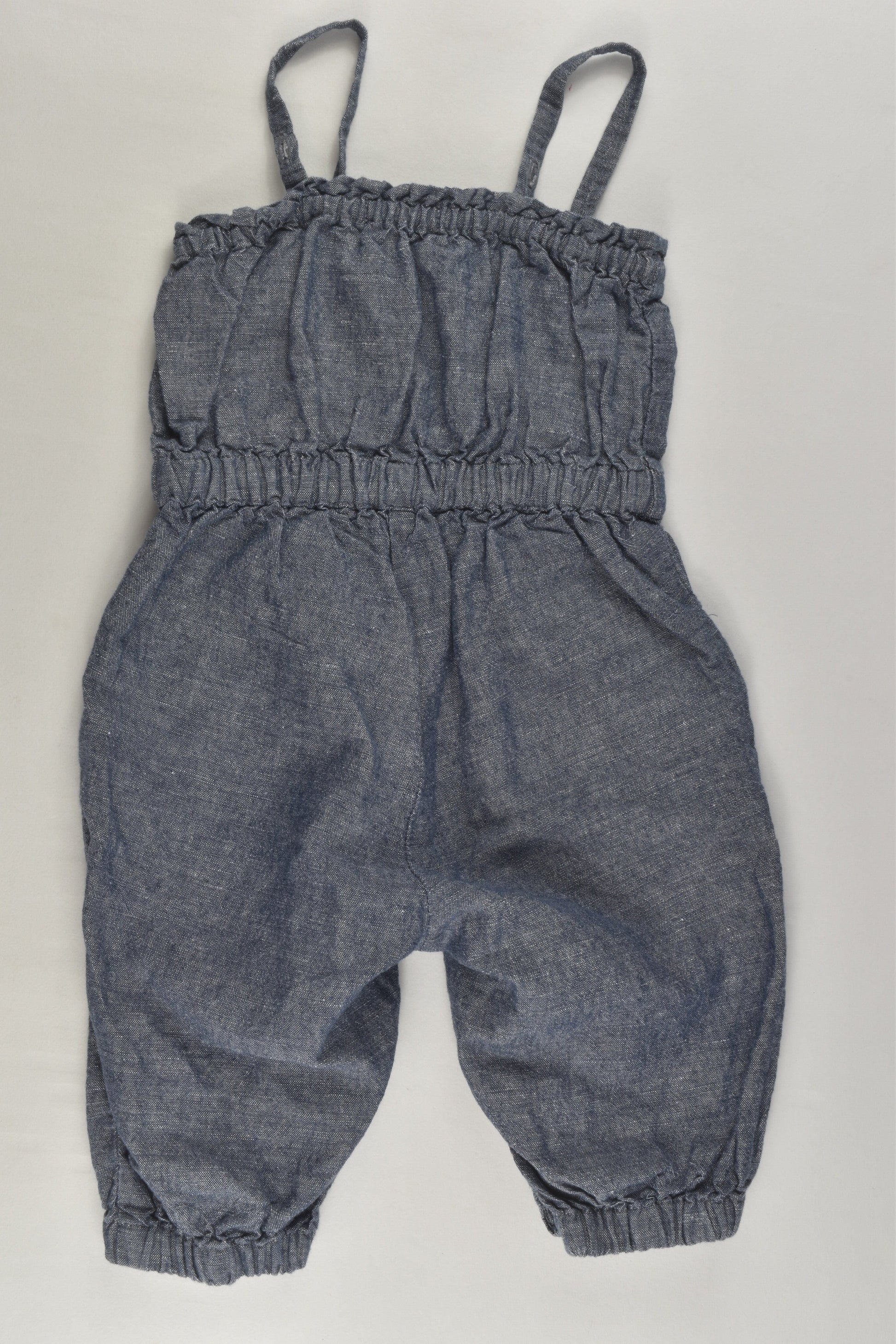 Baby Gap Size 00 (3-6 months) Linen Blend Playsuit