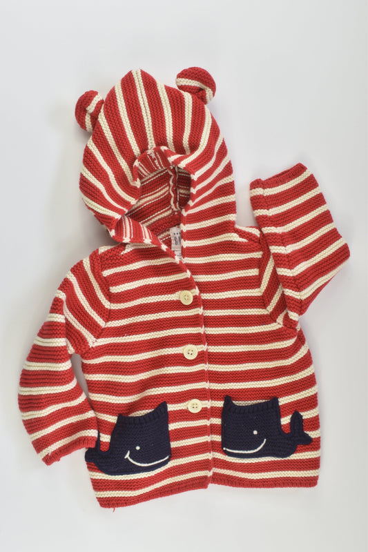 Baby Gap Size 00 Knit Cardigan with Hood