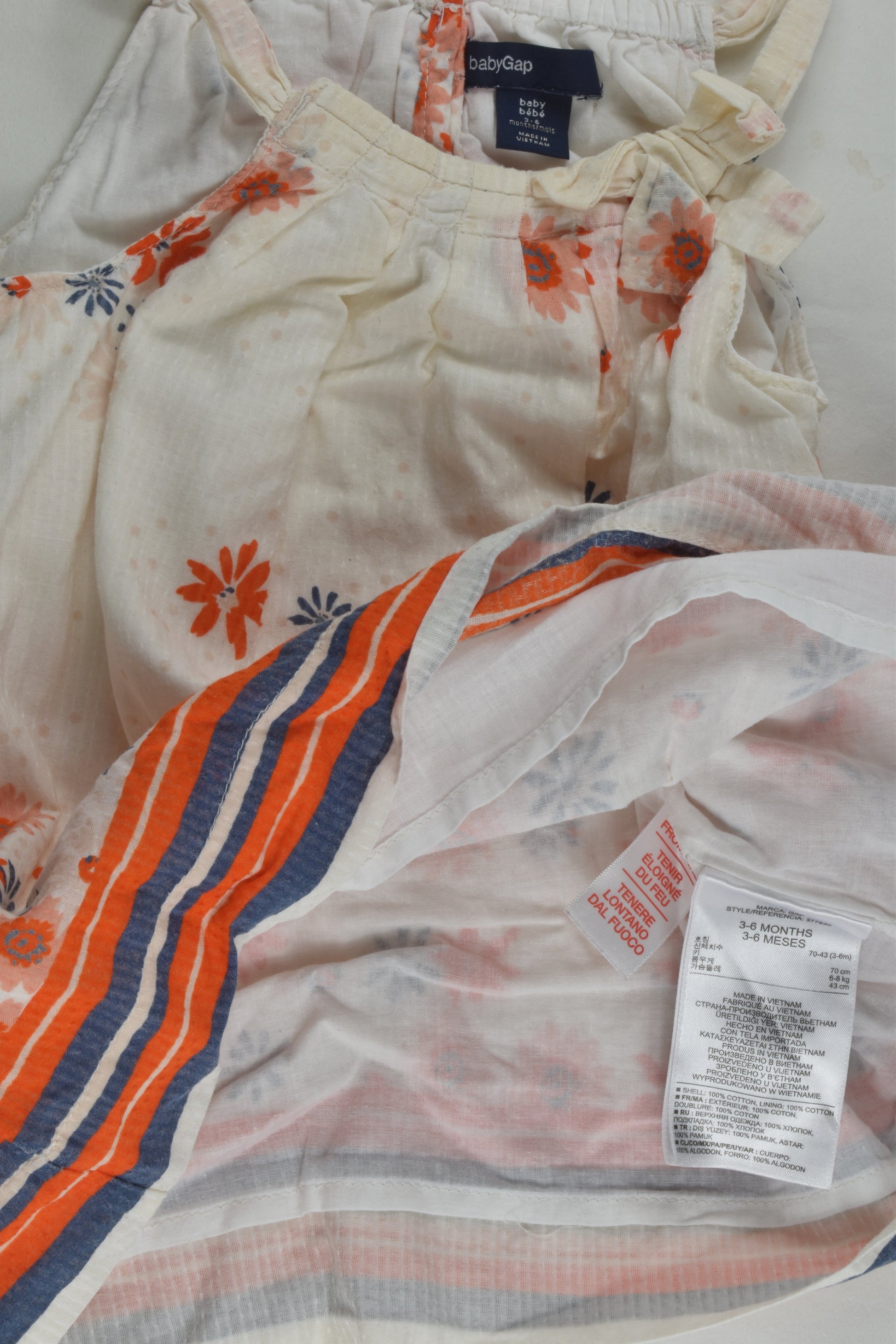 Baby Gap Size 00 Lined Dress