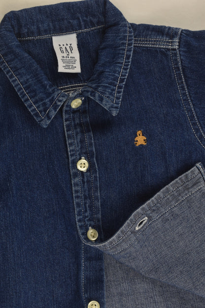 Baby Gap Size 1-2 (18-24 months) Denim Shirt