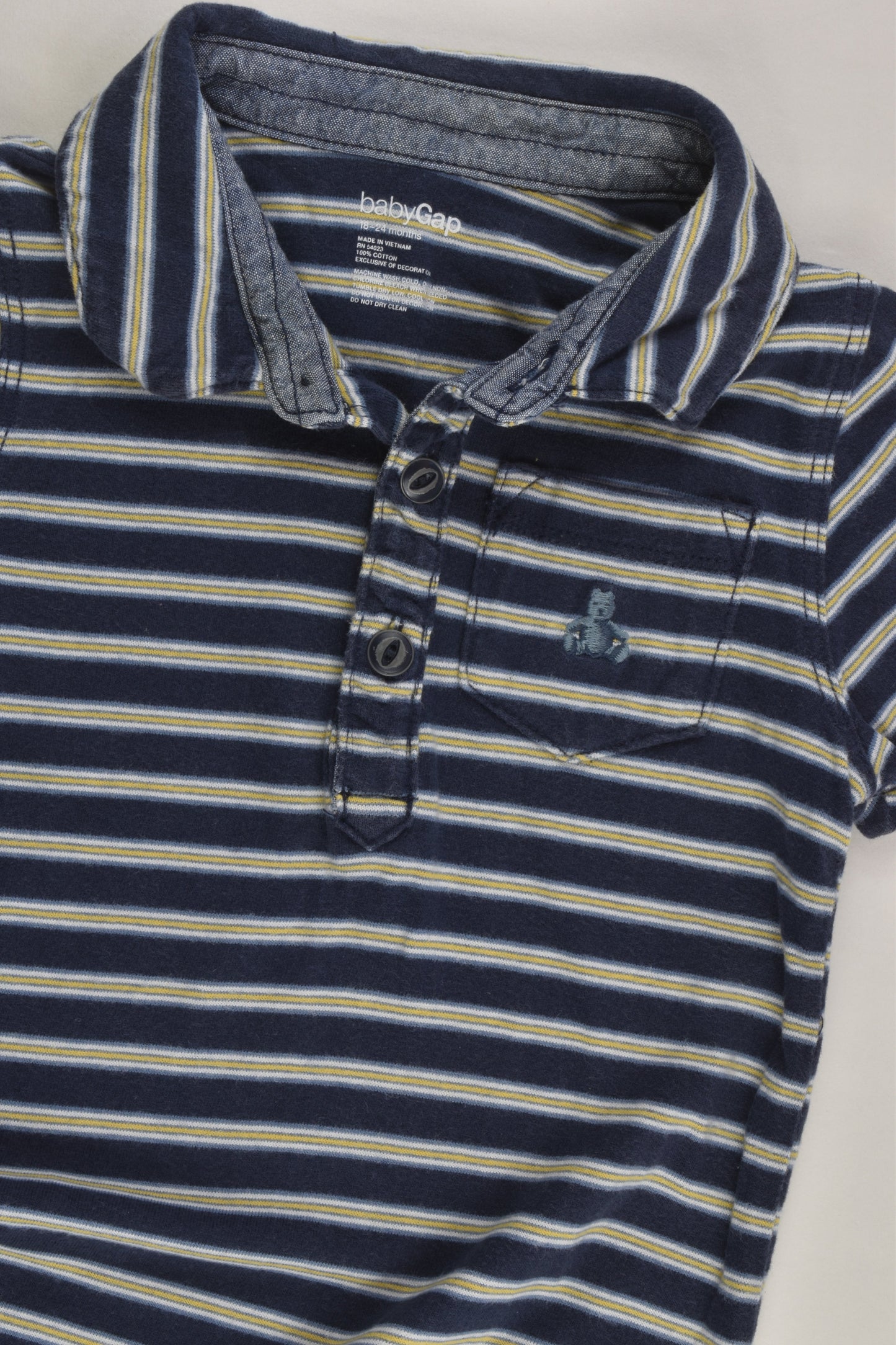 Baby Gap Size 1-2 (18-24 months) Striped Short Romper
