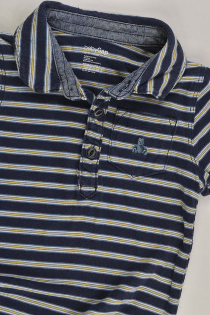 Baby Gap Size 1-2 (18-24 months) Striped Short Romper