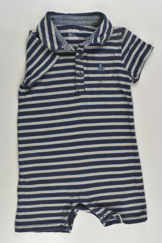 Baby Gap Size 1-2 (18-24 months) Striped Short Romper