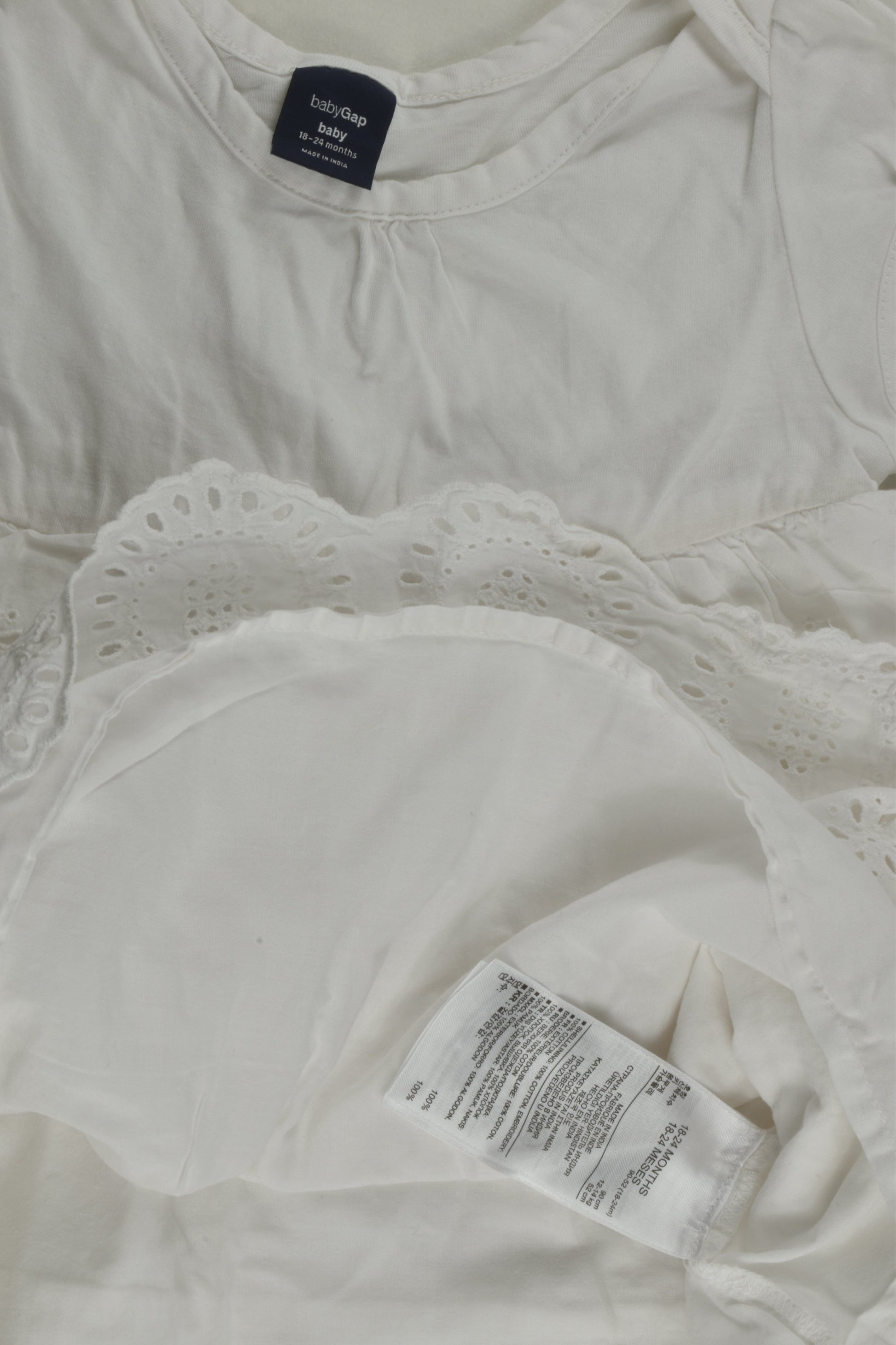 Baby Gap Size 1-2 Lined Lace Dress