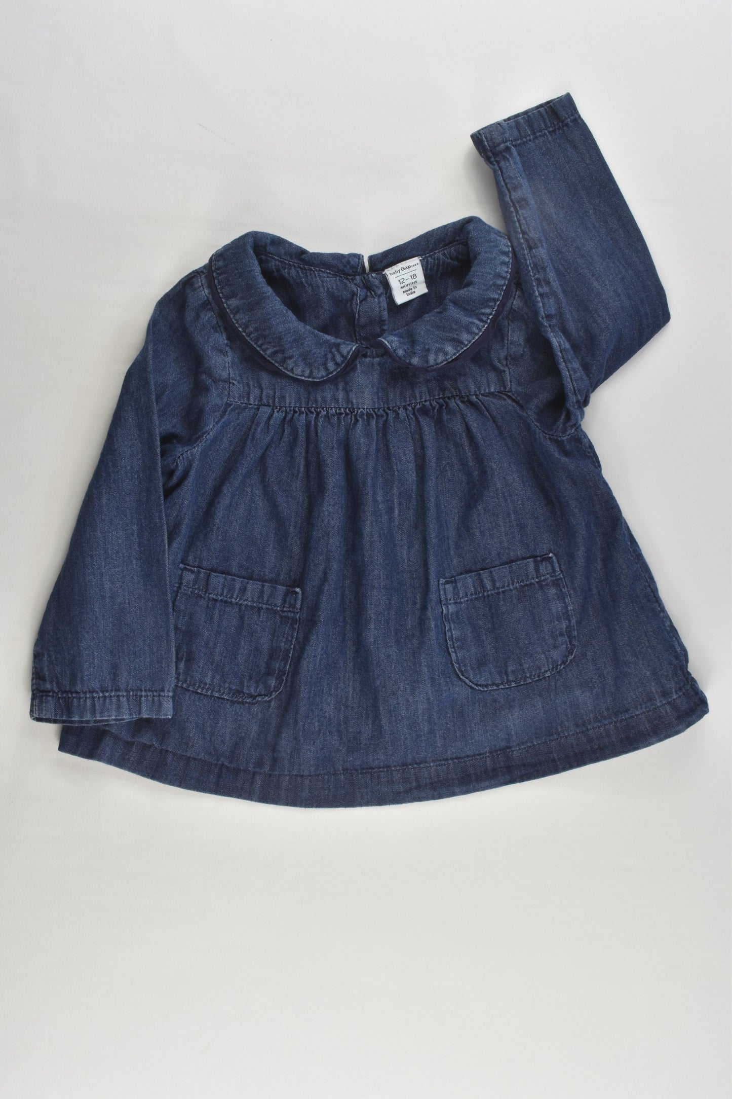 Baby Gap Size 1 (80 cm, 12-18 months) Lightweight Denim Blouse