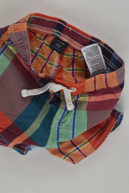 Baby Gap Size 1 Checked Shorts