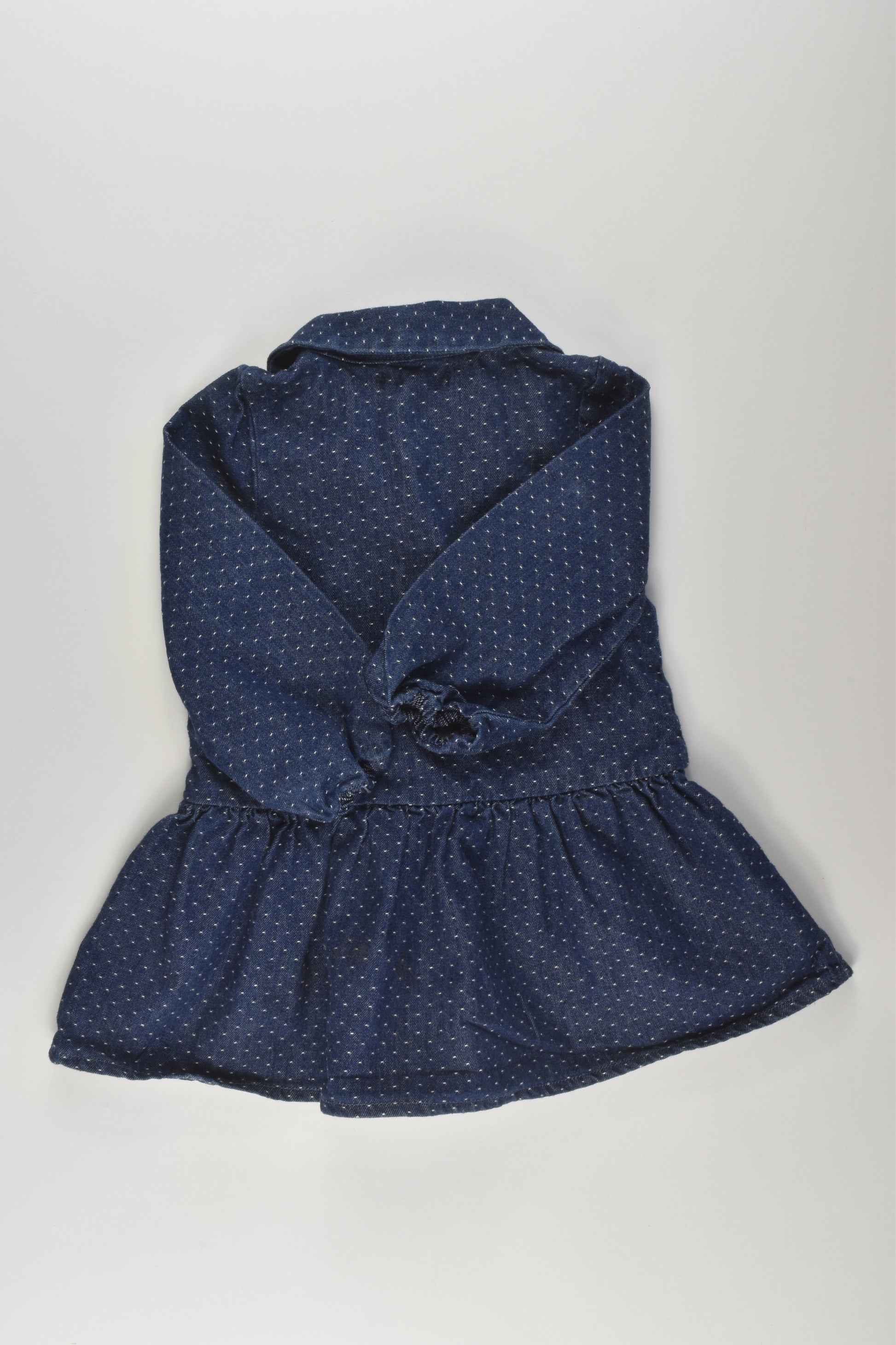 baby gap denim dress Gap Factory Babygap Squareneck Dress Chambray Heart Size 3 YRS