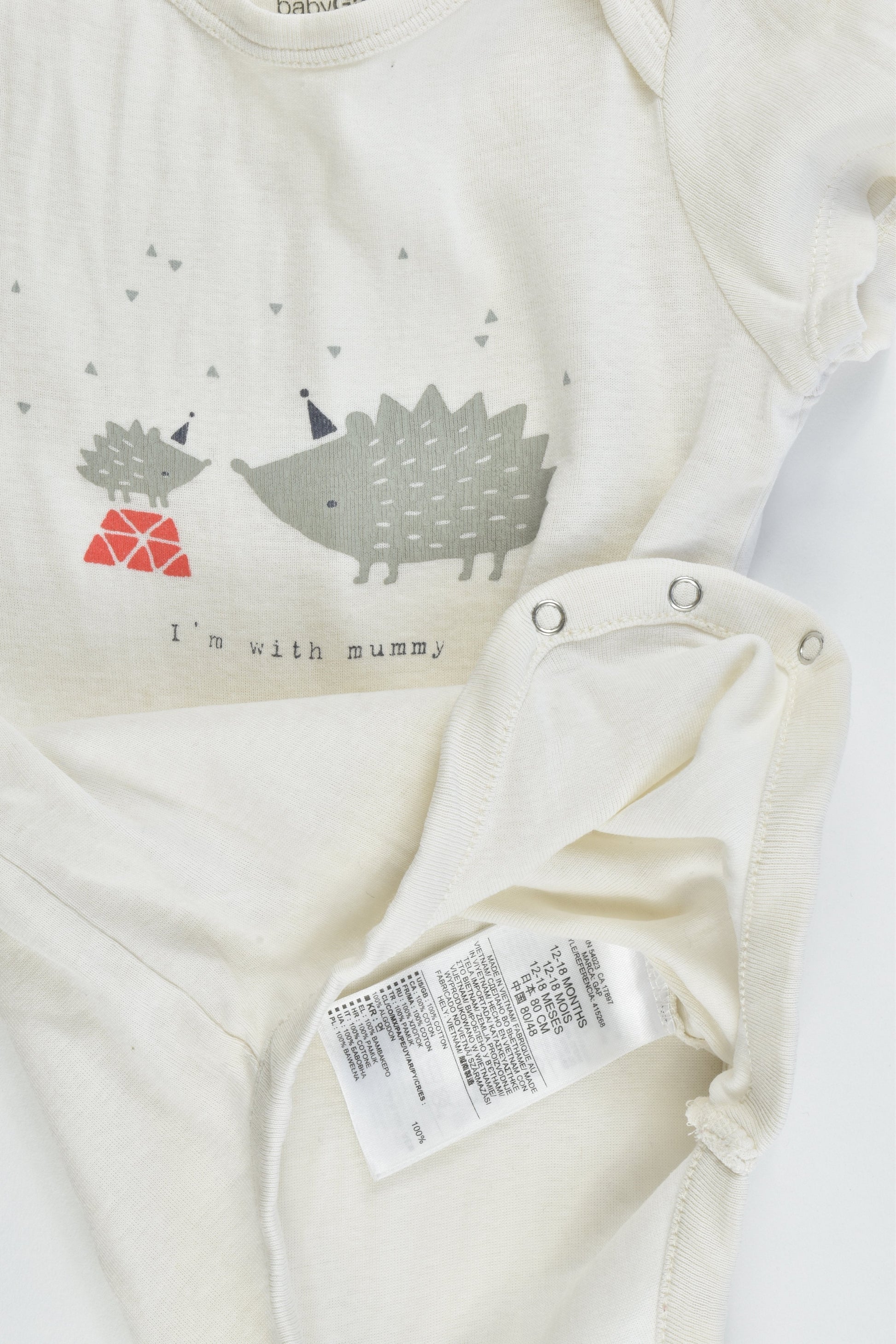 Baby Gap Size 12-18 months Bodysuit