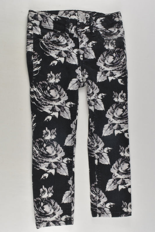 Baby Gap Size 3 Floral Denim Pants