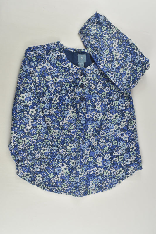 Baby Gap Size 3 Lined Liberty Print Blouse