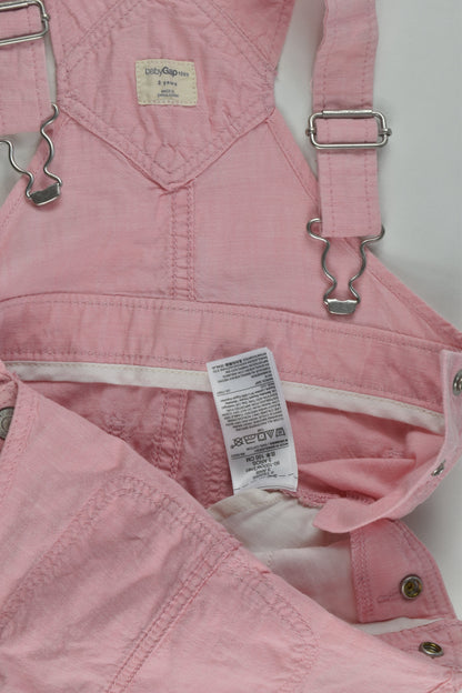 Baby Gap Size 3 Pink Short Overalls