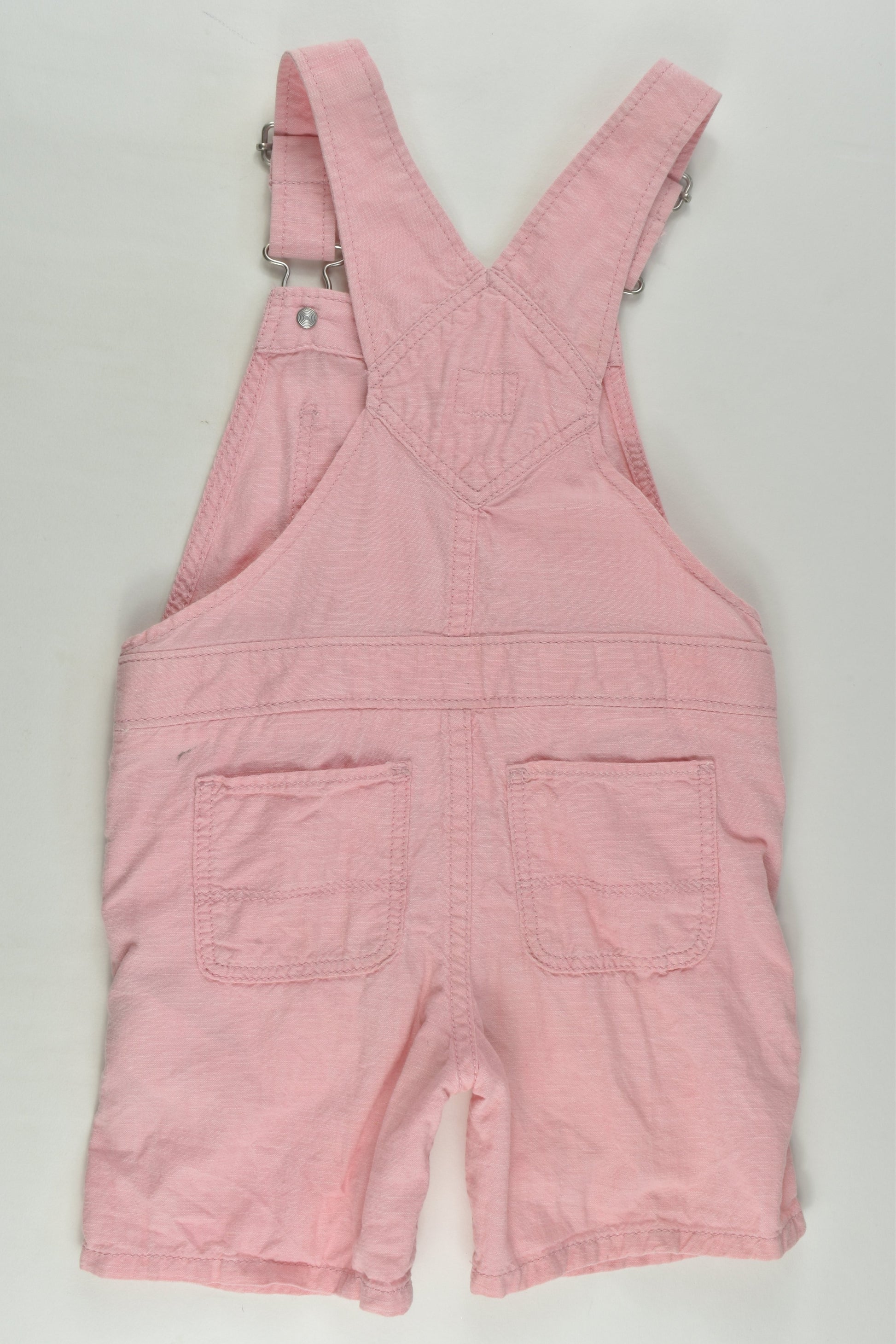 Baby Gap Size 3 Pink Short Overalls