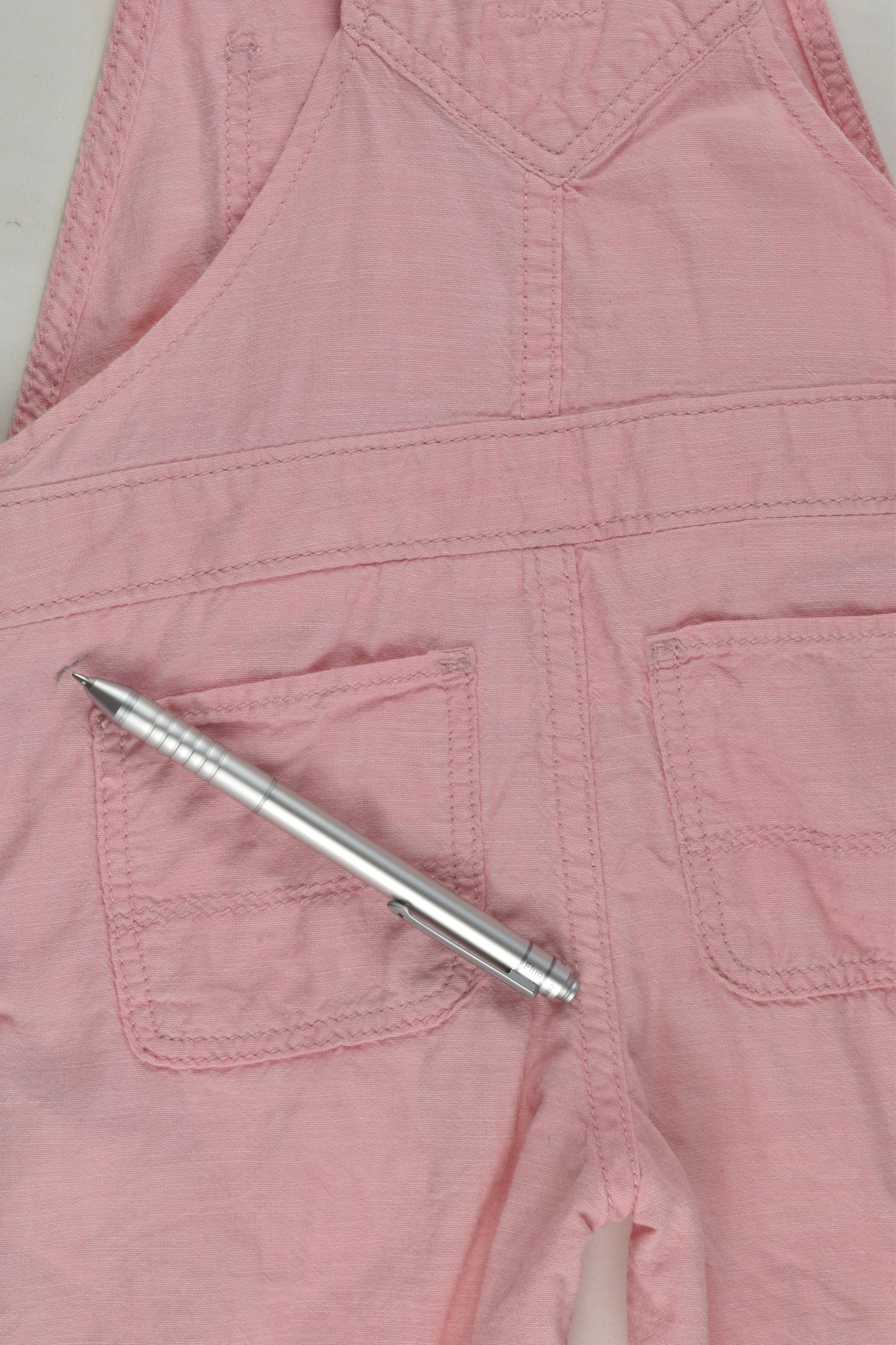 Baby Gap Size 3 Pink Short Overalls