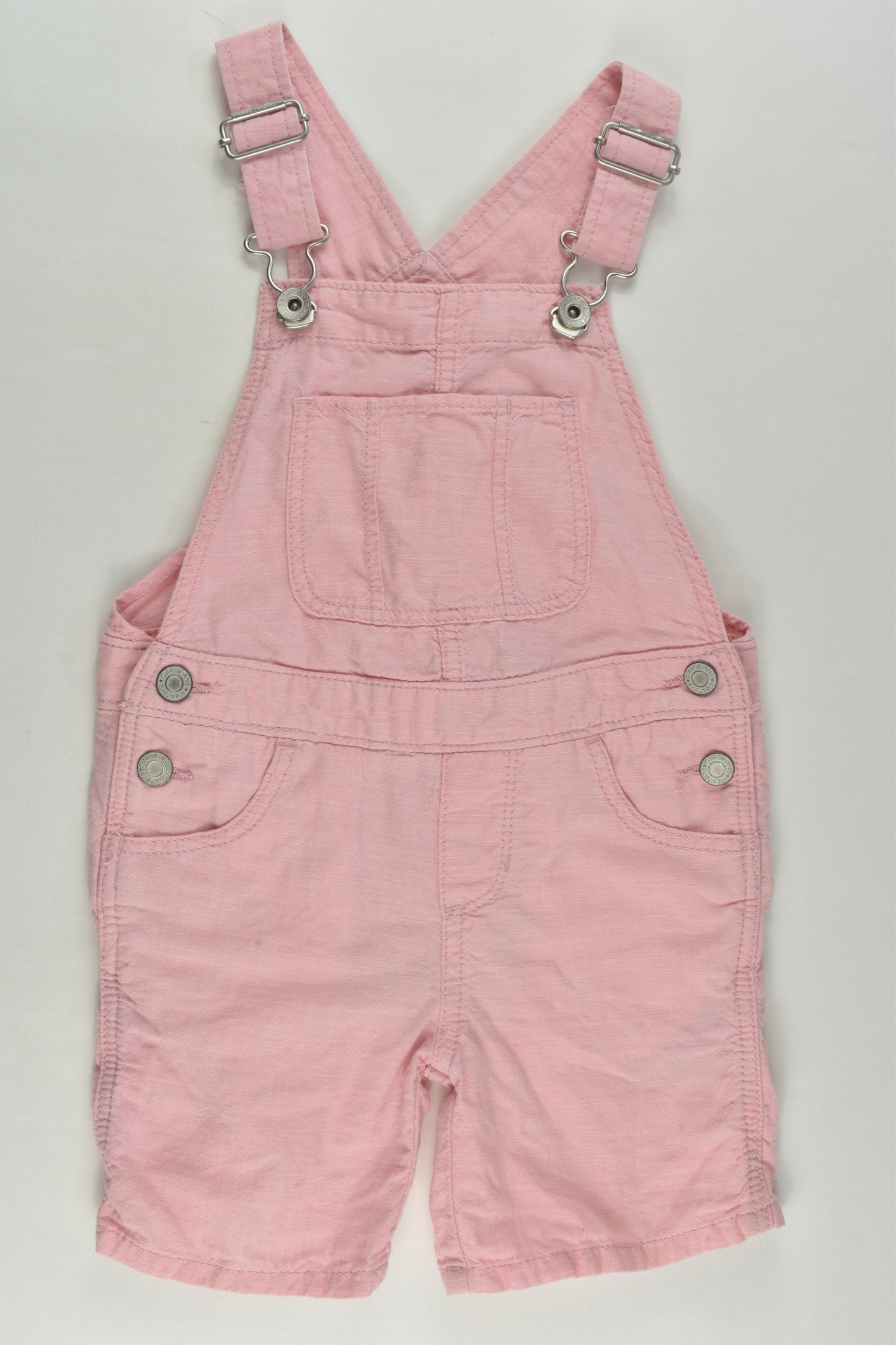 Baby Gap Size 3 Pink Short Overalls