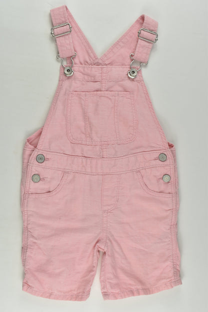 Baby Gap Size 3 Pink Short Overalls