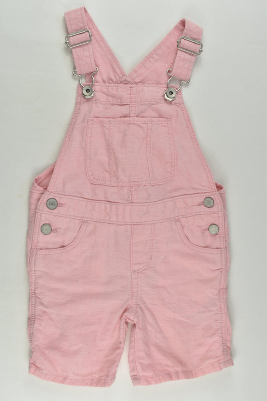 Baby Gap Size 3 Pink Short Overalls