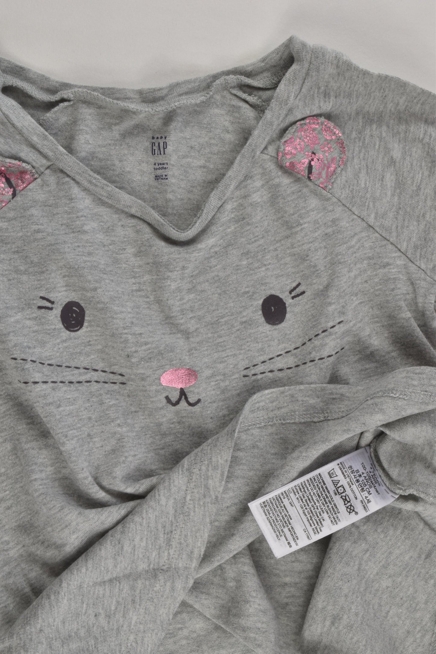 Baby Gap Size 4 Cat Top