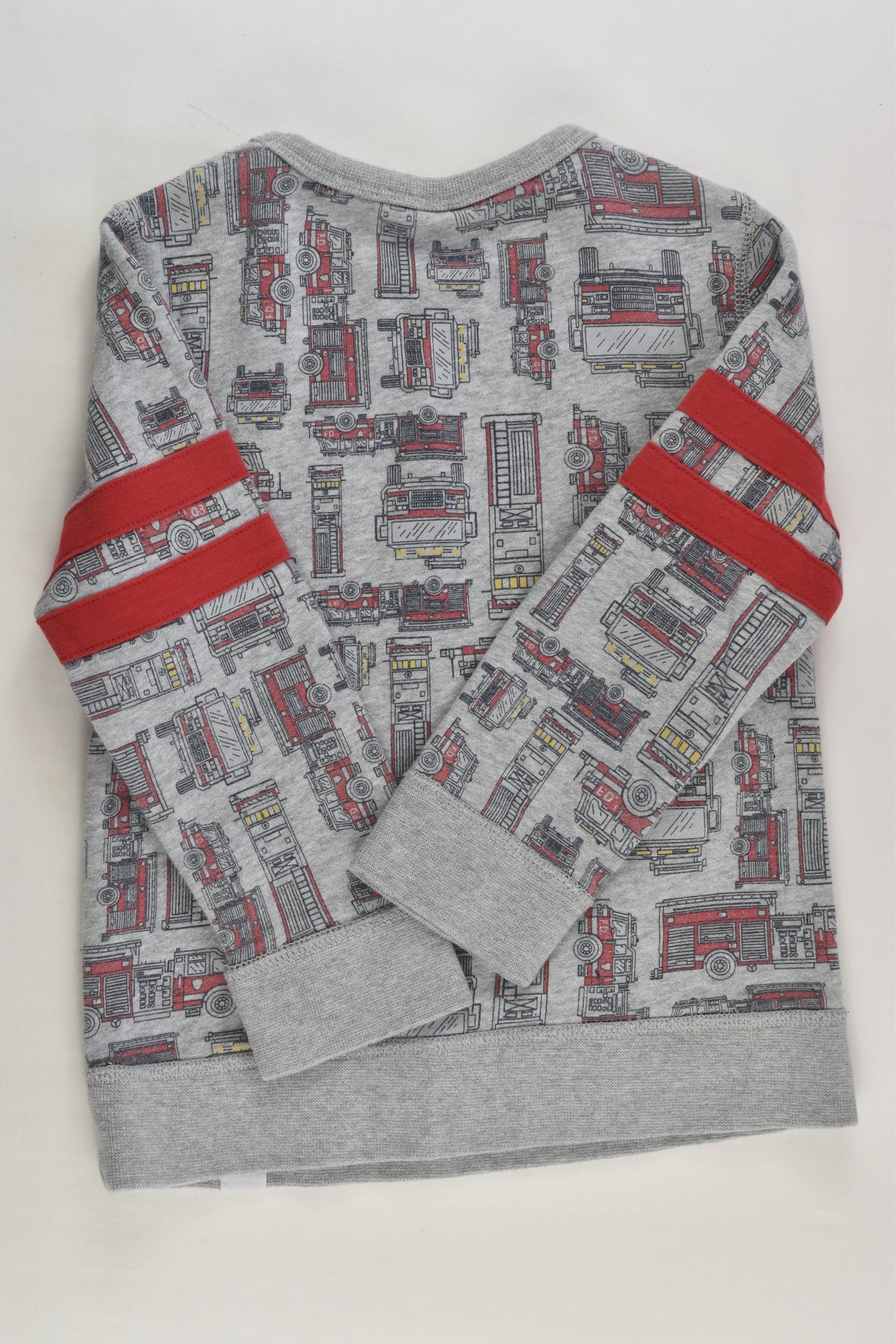 Baby Gap Size 4 'Hero' Fire Trucks Sweater