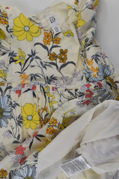 Baby Gap Size 4 Lined Floral Dress
