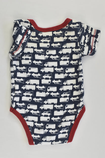 Baby Patch Size 0000 (56 cm) Vehicles Bodysuit