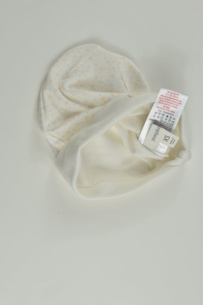 Baby Patch Size approx 000-00 Striped Beanie