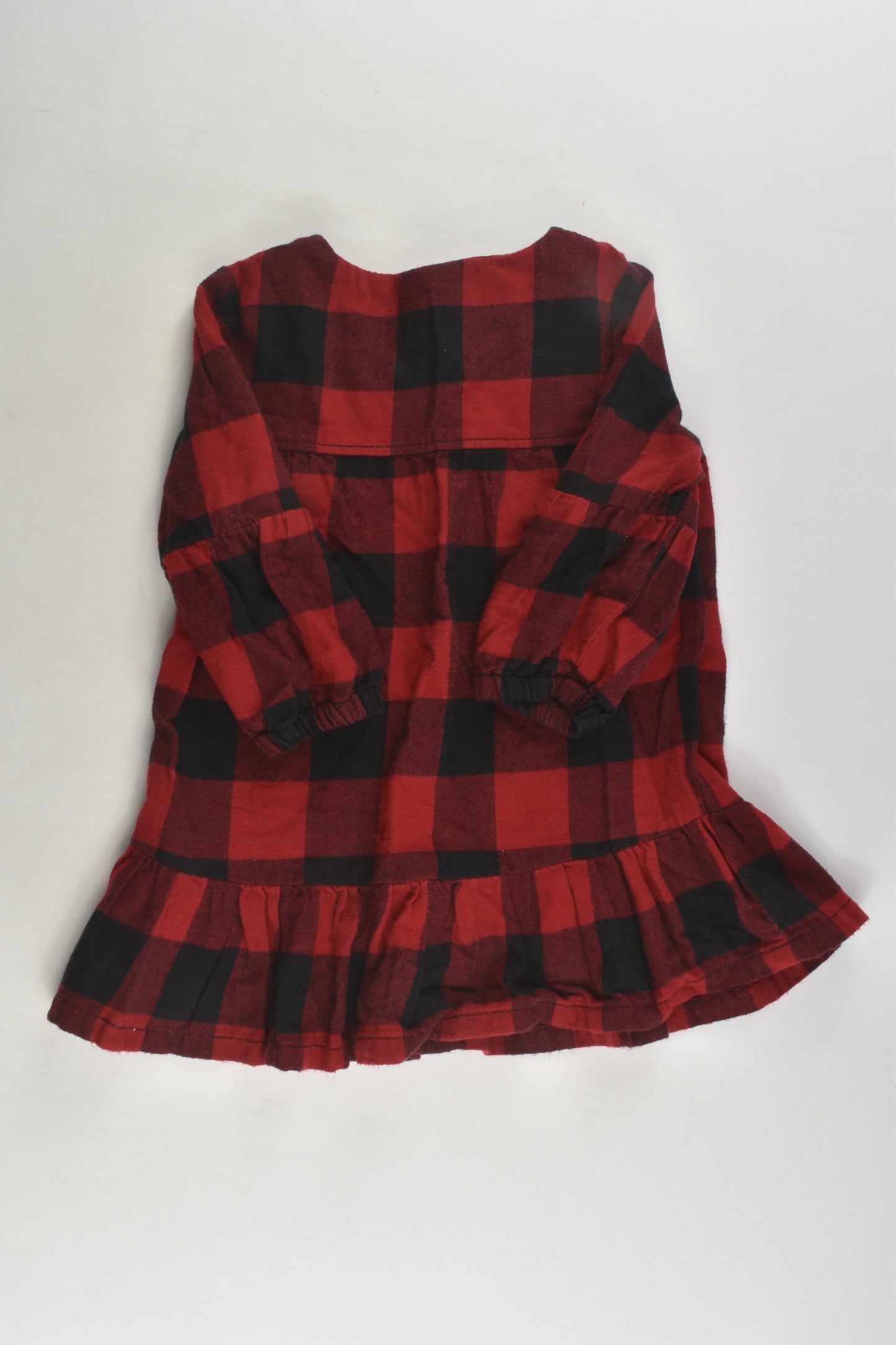 Baby Roots Size 00 Checked Dress