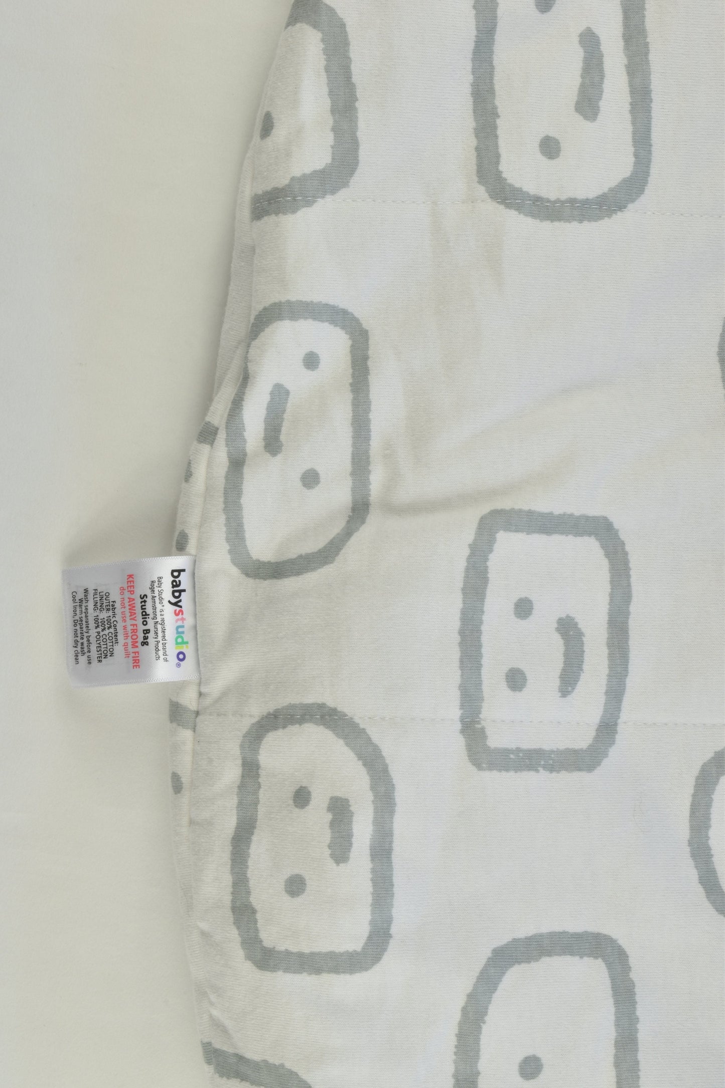 Baby Studio Size 0-1 (6-18 months) Reversible 2.5 Tog Sleeping Bag