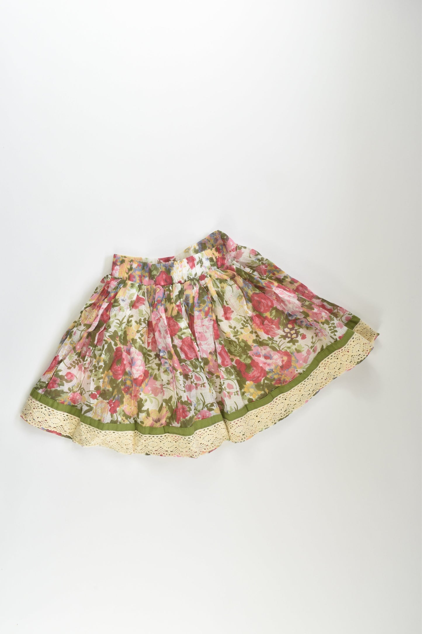 Baby Takes a Trip Size 3 Lined Skirt