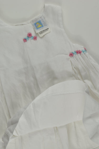 Baby World Size 00 Embroidery Dress