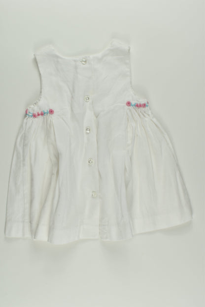 Baby World Size 00 Embroidery Dress