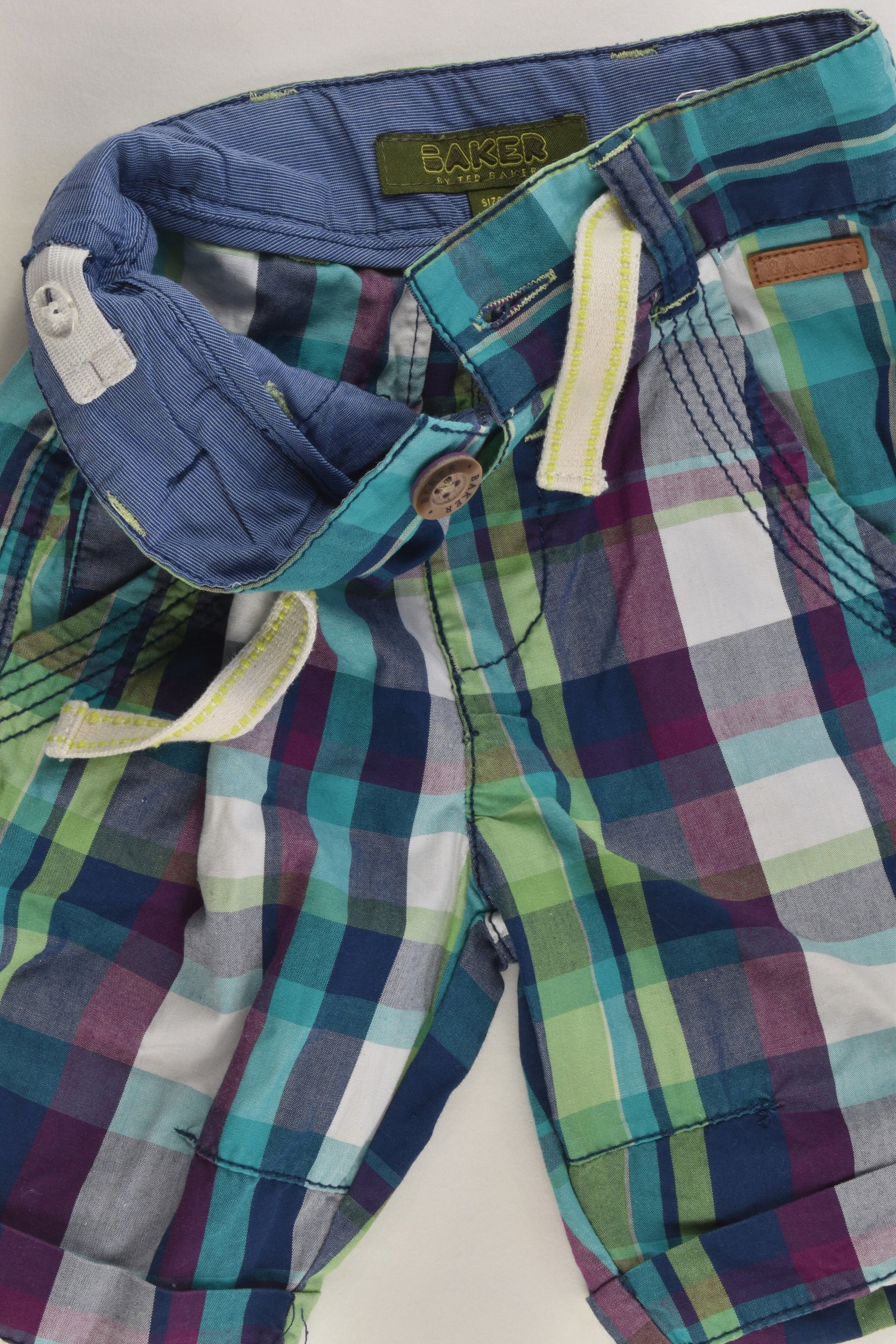 Baker by Ted Baker Size 1 Checked Shorts